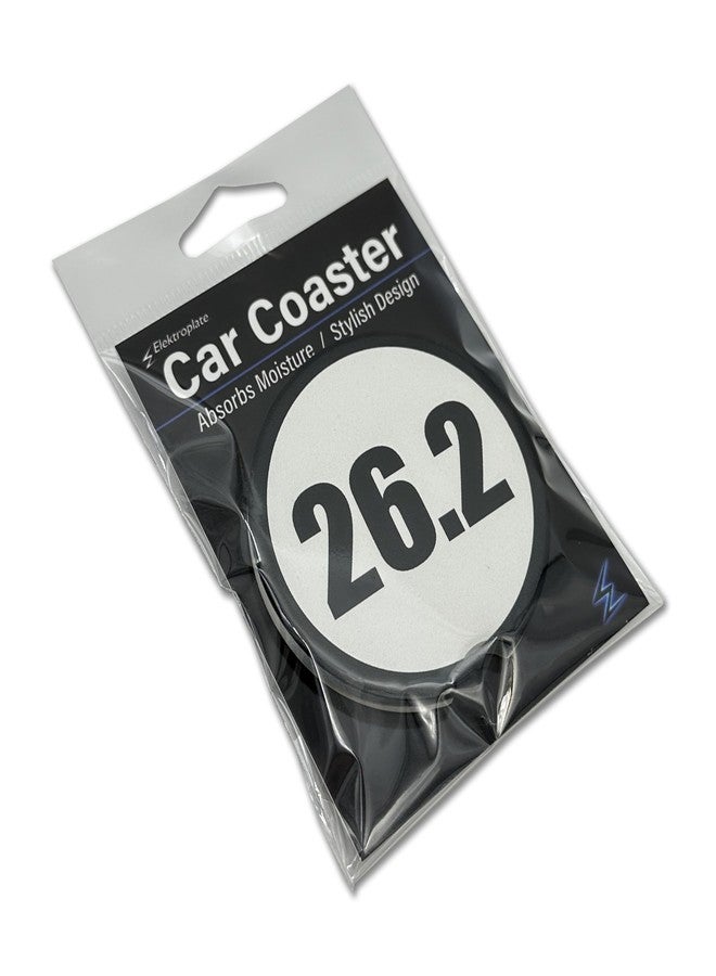 Elektroplate قواعد أكواب سيراميك للسيارات من إلكتروبليت ماراثون رانر 26.2 (قطر 2.6 بوصة) | مناسبة لجميع أنواع السيارات والشاحنات وسيارات الدفع الرباعي وغيرها | ماصة للماء، مانعة للانزلاق، متينة | طقم من قطعتين - Image 4